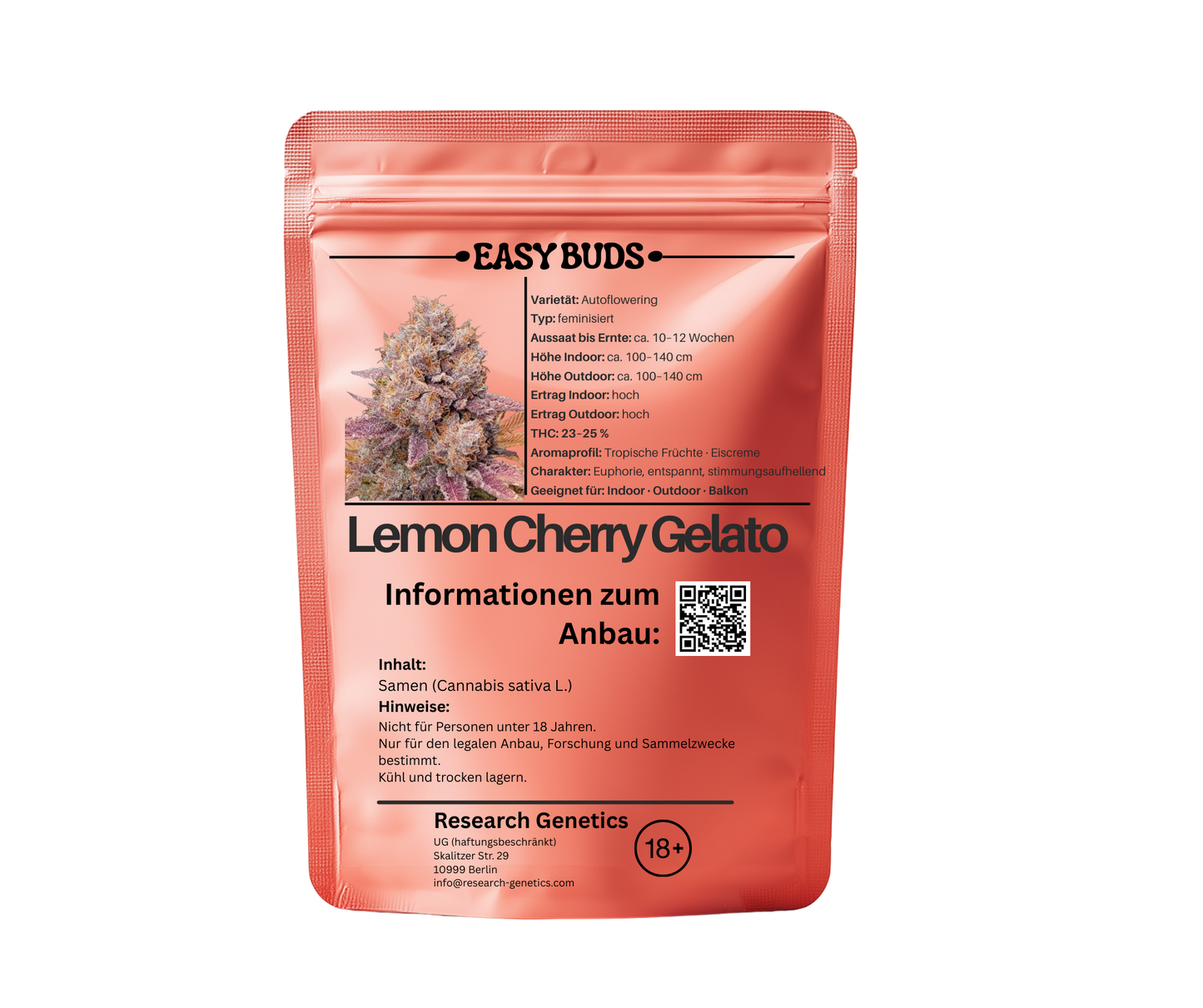 EasyBuds – Lemon Cherry Gelato Auto (3 Seeds)