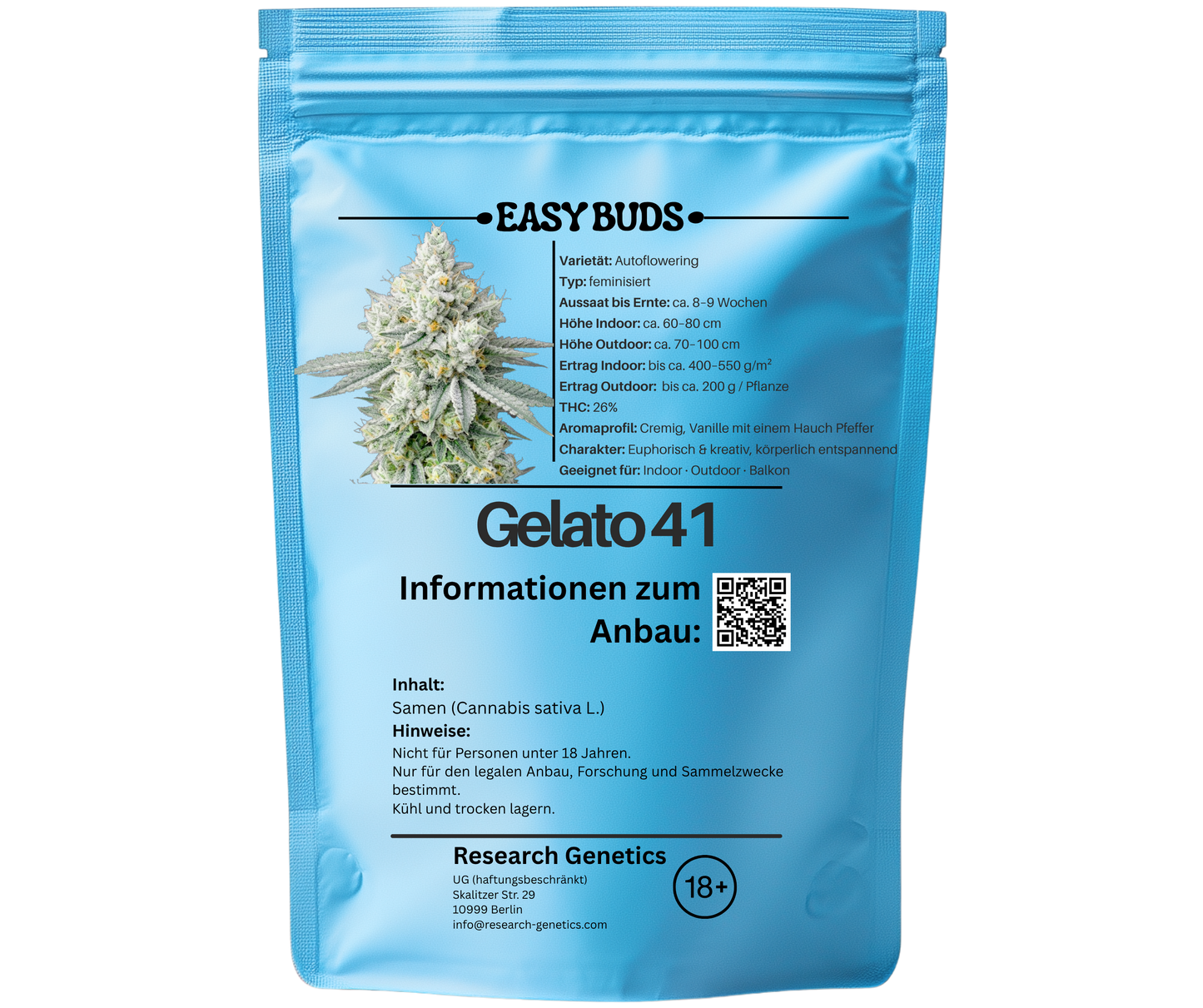 EasyBuds – Gelato 41 Auto (3 Seeds)